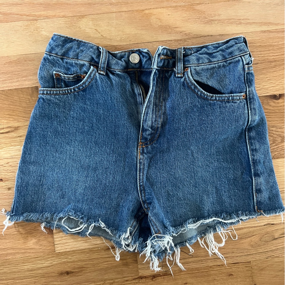 Topshop Moto Mom Shorts